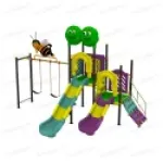 All Weather Proof Roto Plastic Outdoor Theme Multi Activity Play Station for Society Garden Manufacturers in Mumbai
