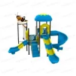 Beautiful Kids Theme LLDPE Plastic Multi Play Station for Amusement Park Manufacturers in Mumbai