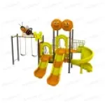 Beautiful Kids Theme LLDPE Plastic Multi Play Station for Amusement Park Manufacturers in Mumbai