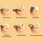 Indoor Trampoline for Kids with Safety Net, Pull-Up Handle, Hanging Boxing Bag – Blue & Yellow Manufacturers in Mumbai