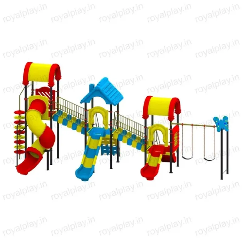 Outdoor Play Station For Kids , Playground Set , Plastic Playground Equipment , Children Slides  Manufacturers in Kalyan