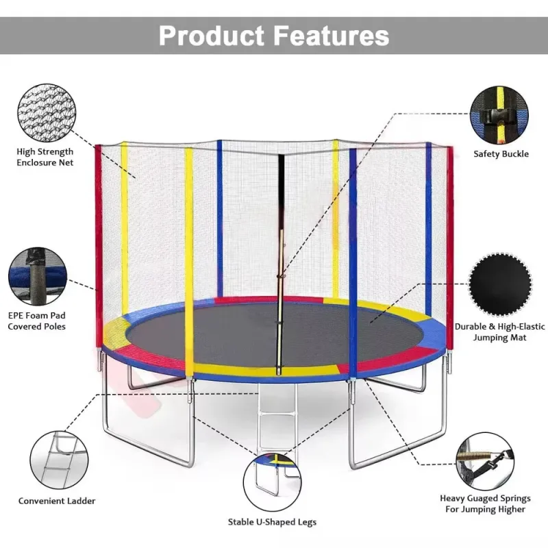 Round Mild Steel Trampoline Jumping Jhula, Size: 55 Inch, Manufacturers in Kalyan
