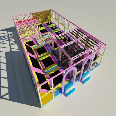 Yellow Trampoline Park Installation Manufacturers in Mumbai